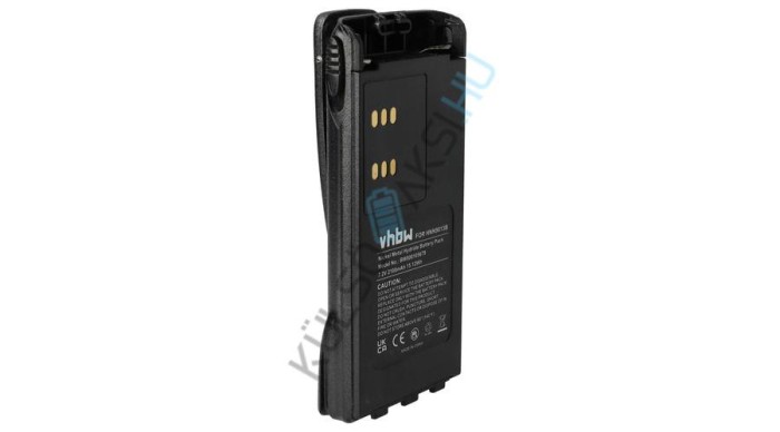 Baterie radio VHBW de &icirc;nlocuire pentru Motorola HMNN4151, HMNN4154, HNN4001, HMNN4158, HMNN4159 - 2100 mAh 7,2 V NiMH