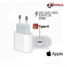 Incarcator Apple iPhone, fast Charger, 20W, conector typeC, fara cablu foto