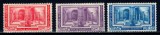 Vatican 1938 - Congres Arheologie, Mi 70-72 nestampilate