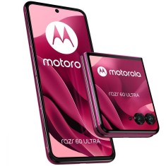 Telefon mobil Motorola razr 60 ultra, Dual SIM, 512GB, 16GB RAM, 5G, Pantone Cabaret