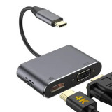 Adaptor Tip C - Hdmi 4K 30Hz Si Vga (Simultan), Oem