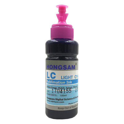 Cerneala sublimare Profesionala Premium, Hongsam, compatibila EPSON CISS, Light Cyan, 100ml foto