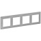 Rama ornament 4 posturi Legrand Valena Life aluminiu 754134
