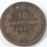 Italia 10 centesimi 1862
