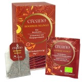 Ceai Bio Creano Rooibos cu Mango, 20 plicuri, gust rotund, aroma fructata