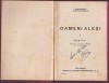 C8406N Oameni aleși, II, Rom&acirc;nii de I Simionescu, 1929, cu semnătura olografă a profesorului Iuliu Onu, membru al Academiei Rom&acirc;ne