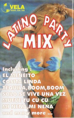 Casetă audio Latino Party Mix, originală foto