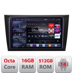 Navigatie VW Golf6 2009-2013 Edotec Kit-GOLF6 8 core QLED 2K 16+512 360 Android Waze USB Navigatie Internet Youtube Radio CarStore Technology