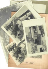 Foto, Vanatoare in Delta Dunarii ( fotograf H. N. Haydvogel, Curtea de Arges si foto Nice ), 7 buc, 1911