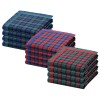 Set 12 Batiste Panza Jemidi 30x30cm Bumbac Multicolor Uni Patrate rezistente uzura