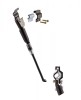 Cric Bicicleta Reglabil Aluminiu 24-28 inch Prindere Laterala Argintiu/Negru Full Suspension