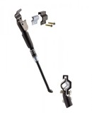 Cric Bicicleta Reglabil Aluminiu 24-28 inch Prindere Laterala Argintiu/Negru Full Suspension