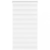 Jaluzea tip zebra alb lățime țesătură 65,9 cm poliester