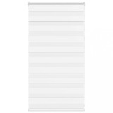 Jaluzea Zebra vidaXL Alb 70x100cm, Lățime Țesătură 65.9cm, Poliester, Montaj cu/fără găurire, Siguranță Copii