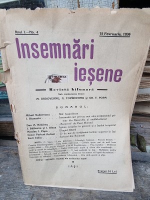 Revista Insemnari Iesene nr.4/1936 foto