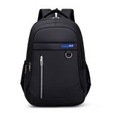 Rucsac pentru barbati, Louis GT2140, Negru/Albastru, DELIS