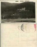 CP1796N Bușteni, Castelul Cantacuzino, carte poștală circulată Sibiu