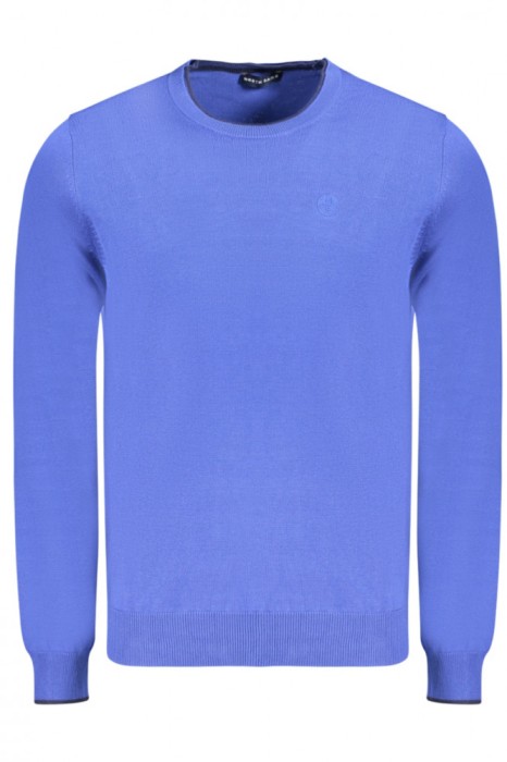 North Sails Pulover barbati, cu mini logo brodat, Regular fit, Albastru, S