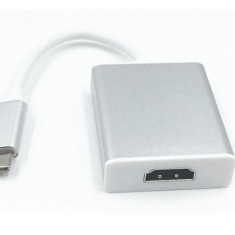 Adaptor Type-C Active, convertor USB 3.1 typeC la HDMI, intrare tip C tata, iesire hdmi mama spre tv/ televizor