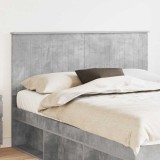 vidaXL Tăblie cap cu headboard Gri din beton 140 cm Lemn compozit 887762