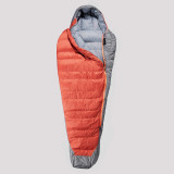 Sac de dormit cu umplutură din puf Trekking MT900 0&deg;C Roșu, Forclaz