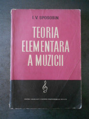 I. V. SPOSOBIN - TEORIA ELEMENTARA A MUZICII foto