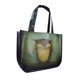 Geanta shopping Eclectic Grumpy Owl, Jad