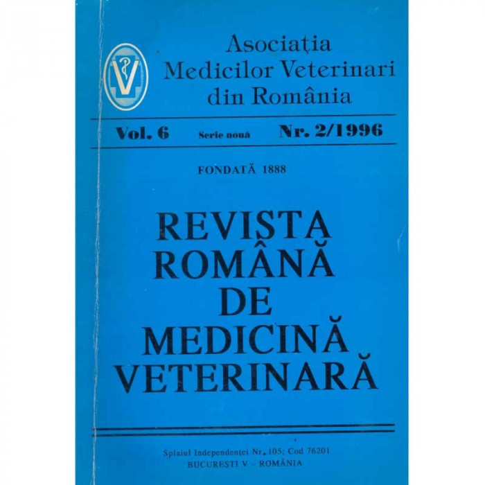 colectiv - Revista romana de medicina veterinara - 134710