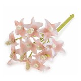 Cumpara ieftin Set 192 flori artificiale roz 2.5x13 cm