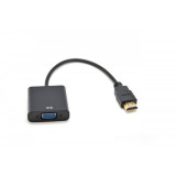 Adaptor HDMI la VGA, convertor HDMI TO VGA - full hd + MUFA AUDIO