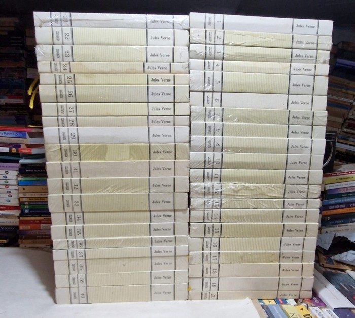 Colectia integrala JULES VERNE - Adevarul - 40 volume