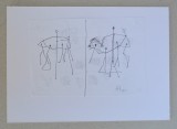 Mihai Rusu &quot;Personaje&quot; desen in penita