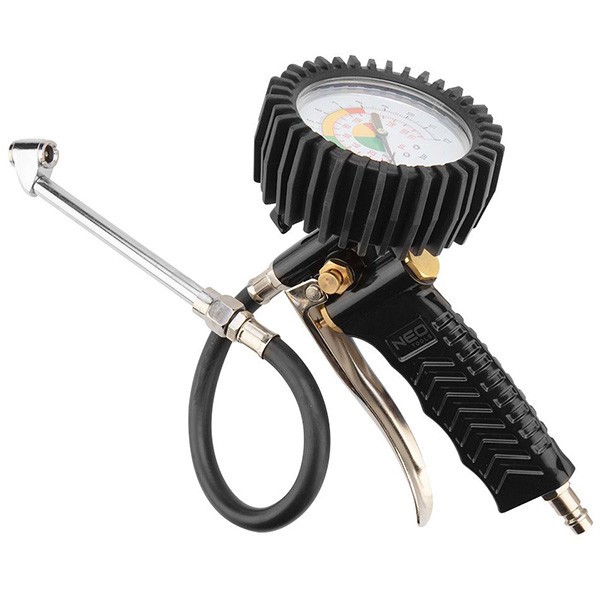 Pistol de umflat cu manometru pentru anvelope duble NEO TOOLS 14-716 HardWork ToolsRange