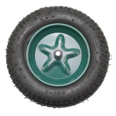 Roata roaba - Universala - ax subtire 14mm - mixt -dimensiuni 3.50-8 4PR&quot;