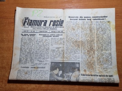 flamura rosie 31 iulie 1963-articol resita,bocsa,berzovia foto