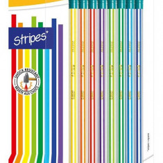 Bic Set Creioane Grafit Evolution Stripes 646 Cu Radiera Pachet Cu 8 Bucati 584960