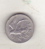 bnk mnd Barbados 10 centi 1987