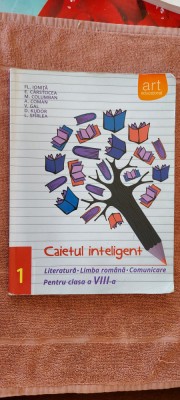 LITERATURA LIMBA ROMANA COMUNICARE CLASA A VIII A COLUMBAN CAIETUL INTELIGENT foto