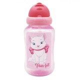 Cana Antrenament cu Pai, Honey Baby, Pisica, Culoare Roz, Capacitate 340ml, Plastic