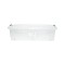 Cutie depozitare 40L cu capac si roti din plastic transparenta 725x470x200mm