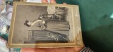 Fotografie cabinet an 1909 , atelier Fotografic WAISMANN BUCURESTI