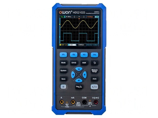 Osciloscop manual 200MHz 8bit LCD 3,5 Ch: 2 1Gsps 8kpts - Osciloscop manual 200MHz LCD 3,5 Ch: 2 1Gsps 8kpts