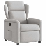 VidaXL Scaun extensibil din stofă gri nor