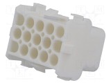 Conector cablu-cablu TE Connectivity 6,35mm 15 PIN 600V