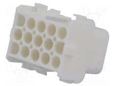 Conector cablu-cablu TE Connectivity 6,35mm 15 PIN 600V