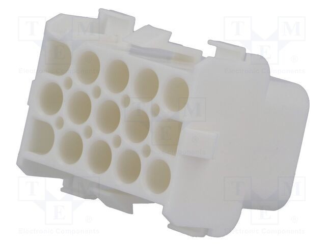 Conector cablu-cablu TE Connectivity 6,35mm 15 PIN 600V