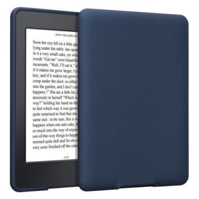 Husa kwmobile pentru Amazon Kindle Paperwhite 7, Silicon, Albastru, 59035.17 foto