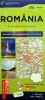 Romania Country Map 1 : 750 000 - Rom&acirc;nia harta Comfort (laminata)
