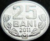 Cumpara ieftin Moneda 25 BANI - Republica MOLDOVA, anul 2011 * cod 996 = circulata, Europa, Aluminiu
