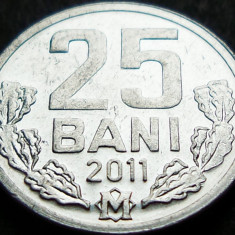 Moneda 25 BANI - Republica MOLDOVA, anul 2011 * cod 996 = circulata